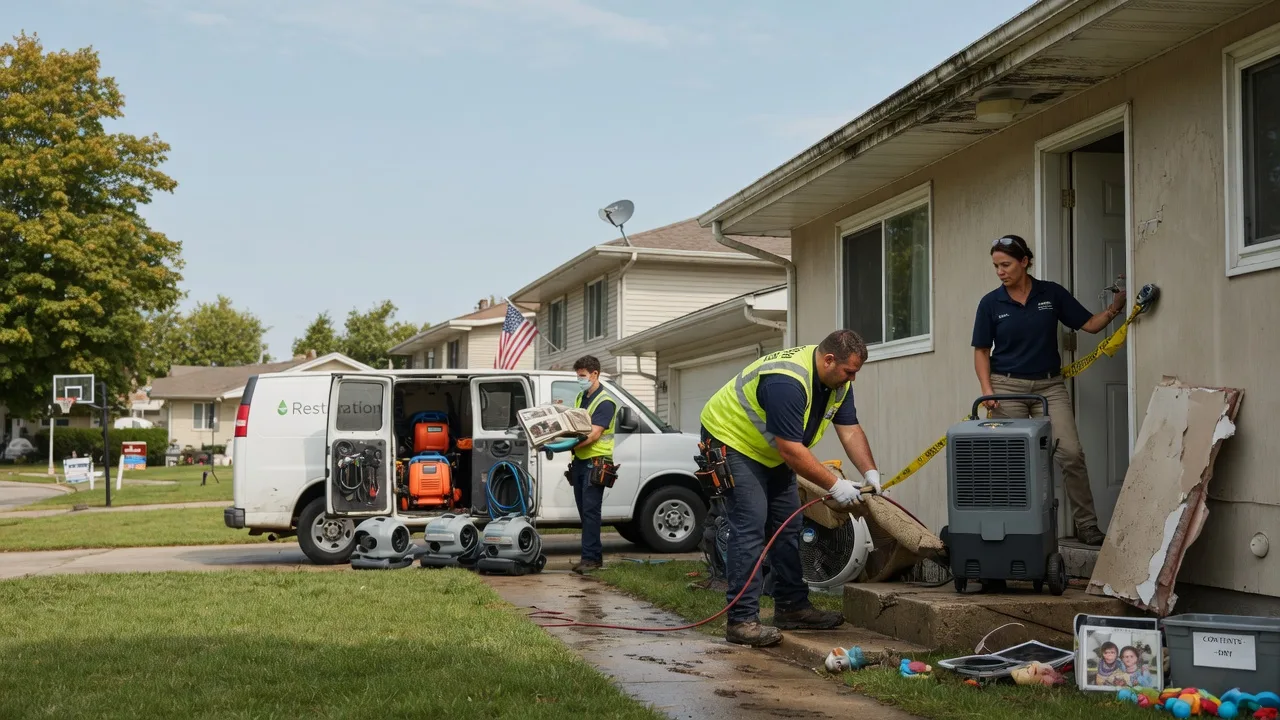 Water Damage Restoration in Fresno, OH near me